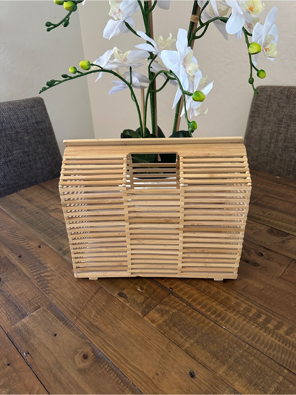 Bamboo wooden bag
